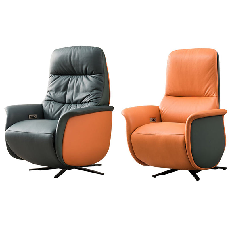 Scandinavian Swivel Base Standard Recliner Single Recliner Chair