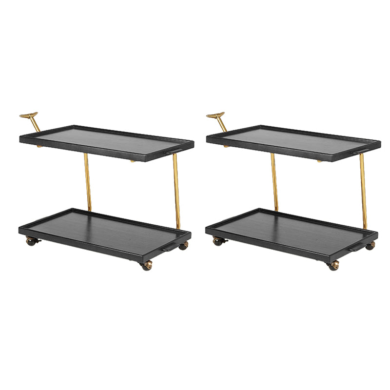 Modernistic End Slide Table Living Room Rectangular with Storage Solid Wood