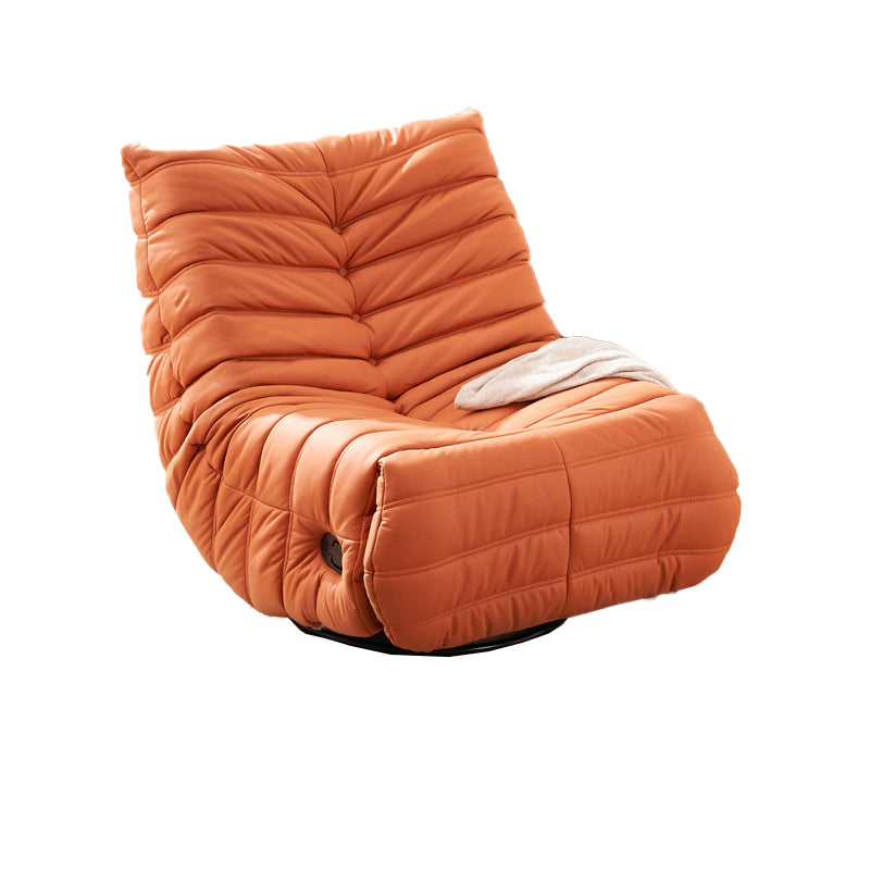 31.49" Wide Recliner Faux Leather Standard Recliners in Contemporary Style