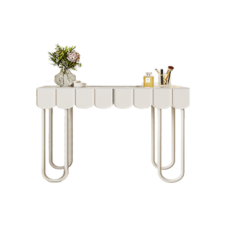 Lighted Mirror Makeup Vanity Desk White Vanity Dressing Table Set