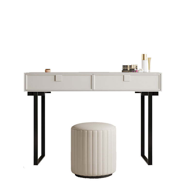 Standing White Makeup Vanity Desk Bedroom Vanity Dressing Table Set