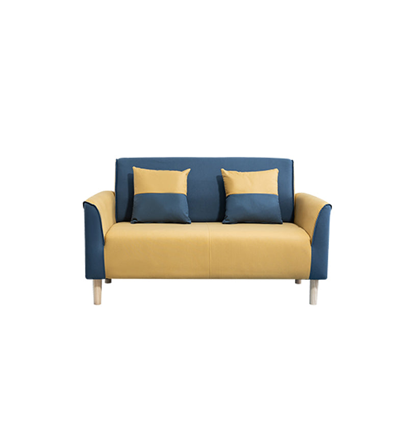 Stain Resistant Standard Sofa Pillows Included Settee with Legs