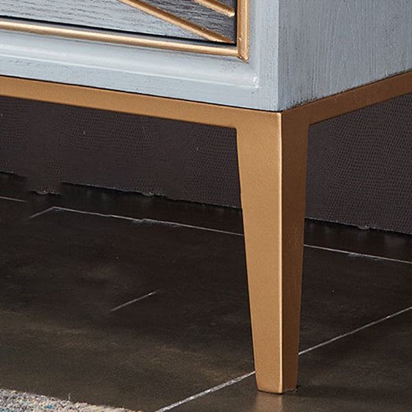 Contemporary Glam Lingerie Chest Rubber Wood Vertical Storage Chest Dresser for Bedroom