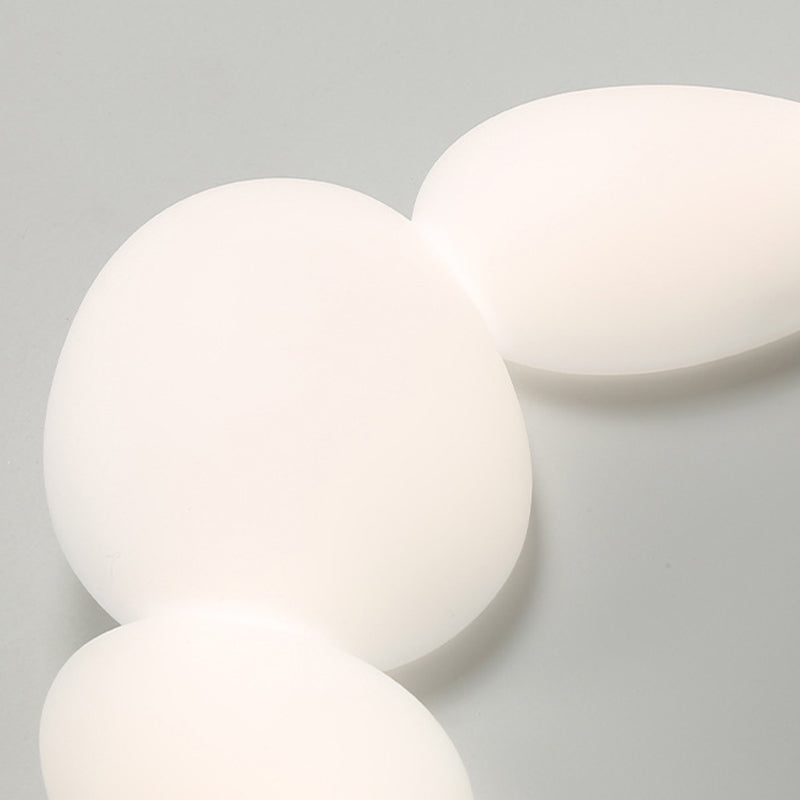 Nordic Flush Mount Plastic LED Ceiling Light Fixture for Bedroom