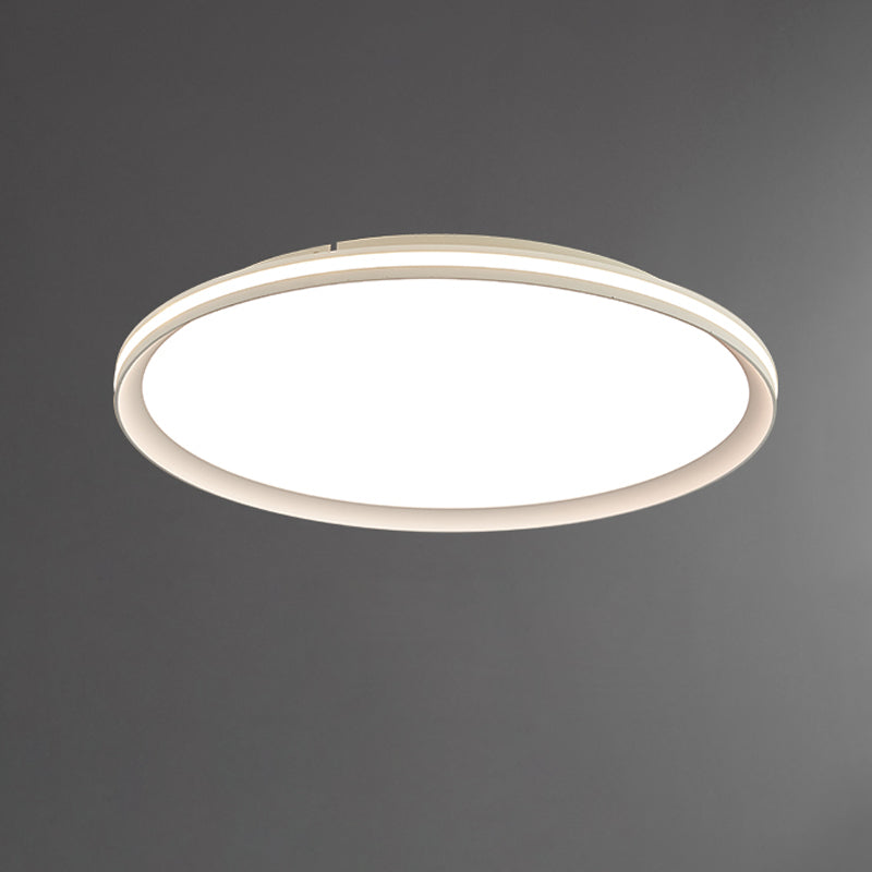 Minimalism LED Flush Mount Ultra-Slim Ceiling Light Fixture for Bedroom