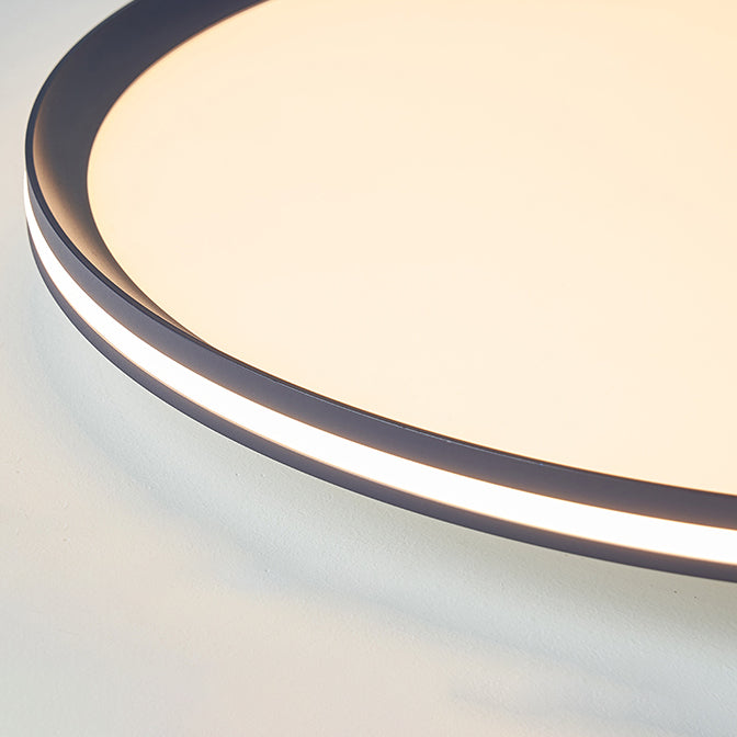 Minimalism LED Flush Mount Ultra-Slim Ceiling Light Fixture for Bedroom