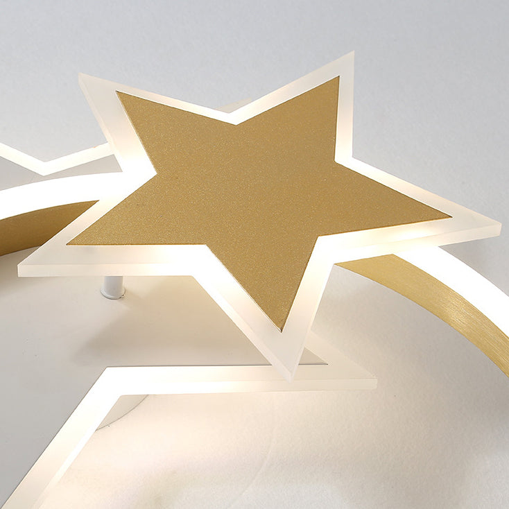 Children Ceiling Mount Light LED Ceiling Light with Acrylic Shade for Bedroom