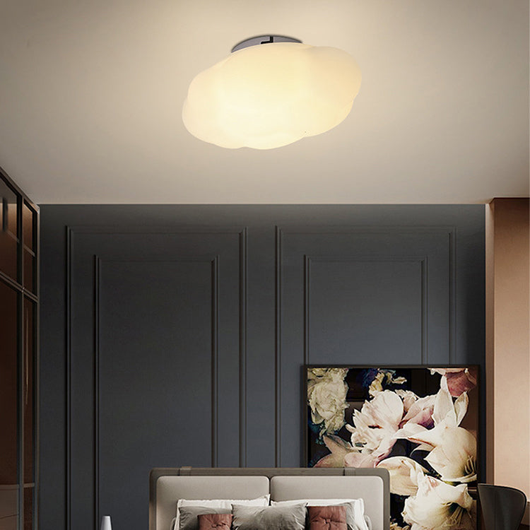 LED White Ceiling Light Modernism Flush Mount Lighting for Restaurant Foyer
