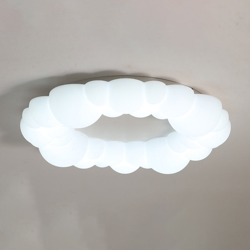 White LED Ceiling Light Modernism Flush Mount Lighting for Foyer Kitchen