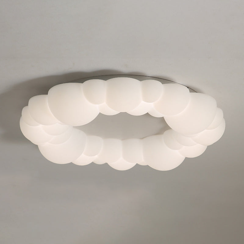White LED Ceiling Light Modernism Flush Mount Lighting for Foyer Kitchen