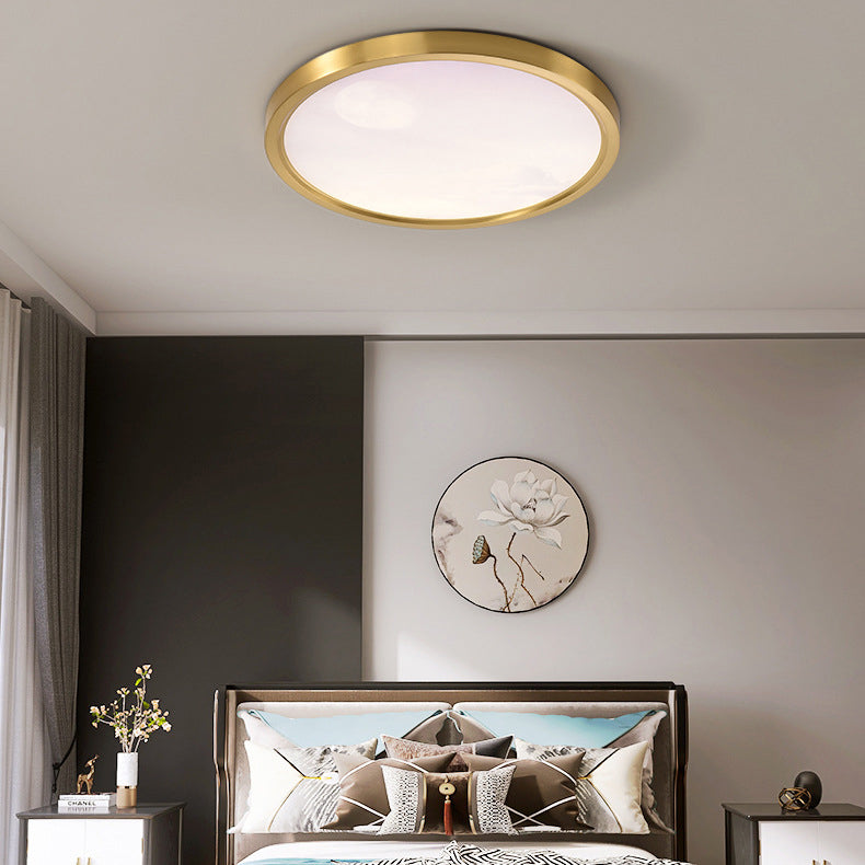 Modern Ceiling Lamp Colorful LED Flush Mount Light Fixture for Bedroom