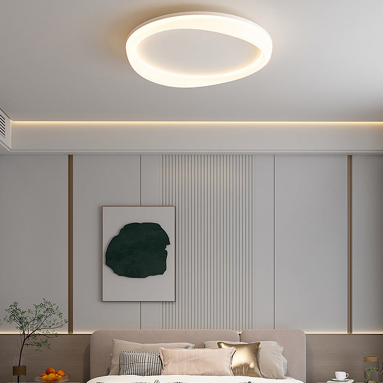 Modern Ceiling Light White LED Flush Mount Lighting for Bedroom