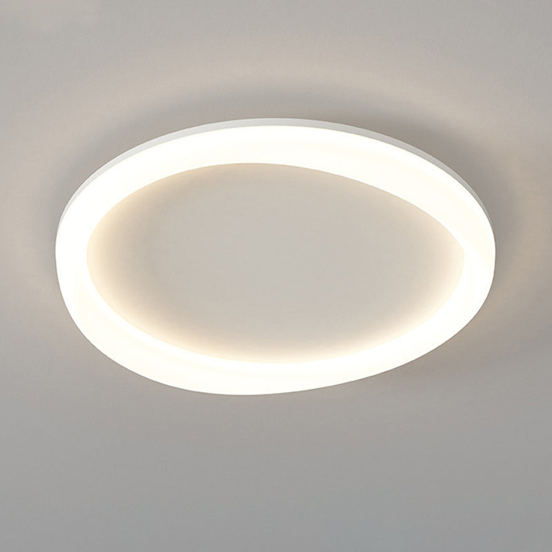 Modern Ceiling Light White LED Flush Mount Lighting for Bedroom