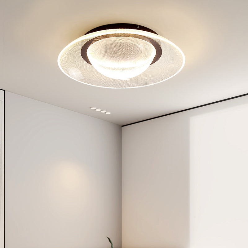 Modern Creative Style Flush Mount Acrylic LED Ceiling Light Fixture for Bedroom