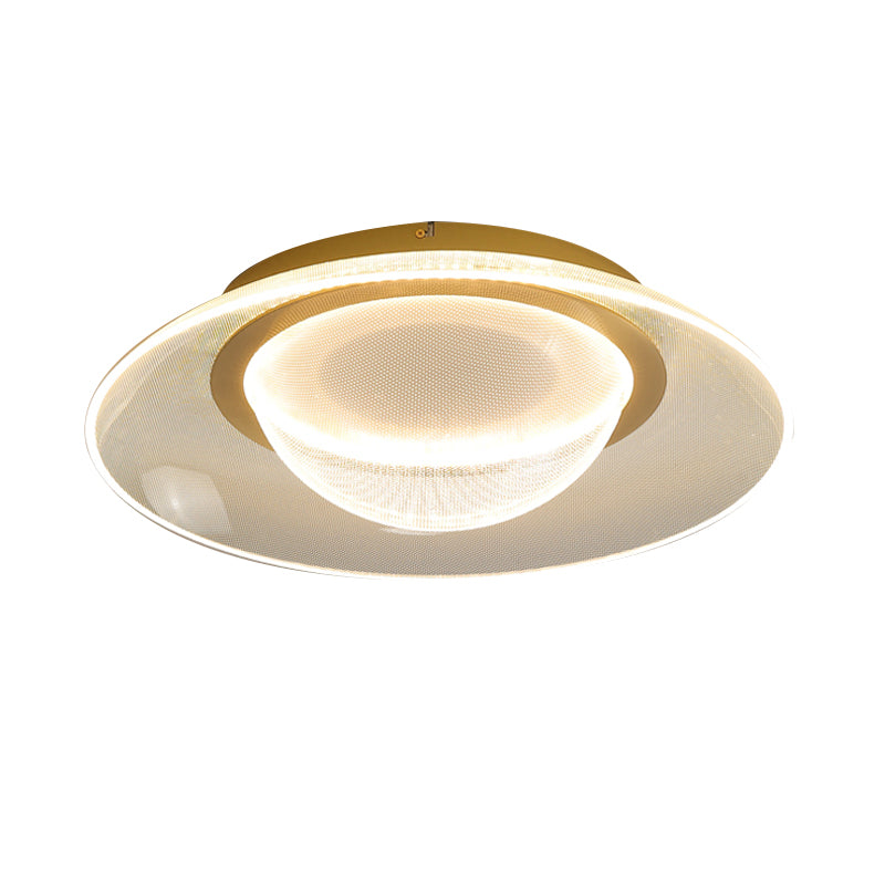 Modern Creative Style Flush Mount Acrylic LED Ceiling Light Fixture for Bedroom