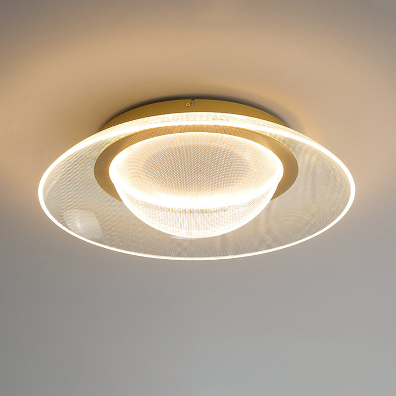 Modern Creative Style Flush Mount Acrylic LED Ceiling Light Fixture for Bedroom