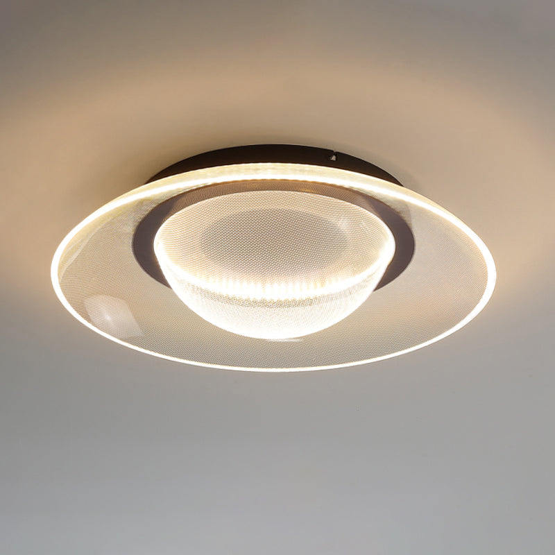Modern Creative Style Flush Mount Acrylic LED Ceiling Light Fixture for Bedroom