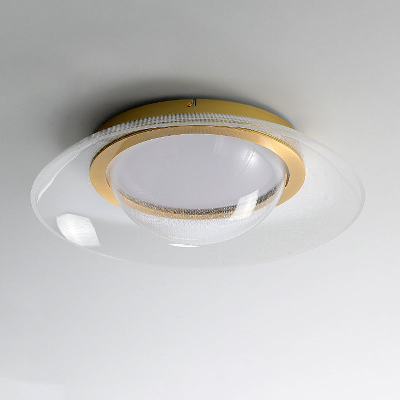 Modern Creative Style Flush Mount Acrylic LED Ceiling Light Fixture for Bedroom
