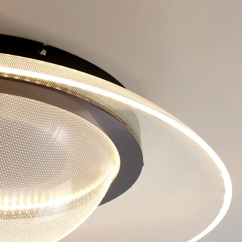Modern Creative Style Flush Mount Acrylic LED Ceiling Light Fixture for Bedroom