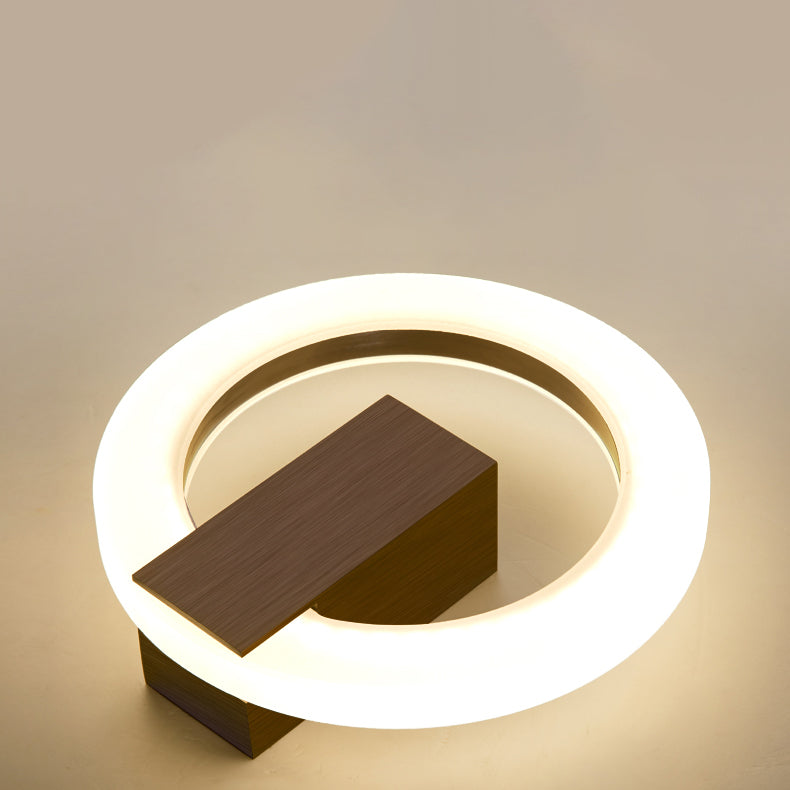 Modernism Circle LED Flush Mount Metal Ceiling Light Fixture for Hallway