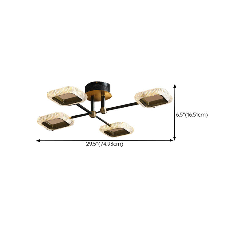 Modern Ceiling Lamp Minimalist LED Flush Mount Light Fixture for Bedroom