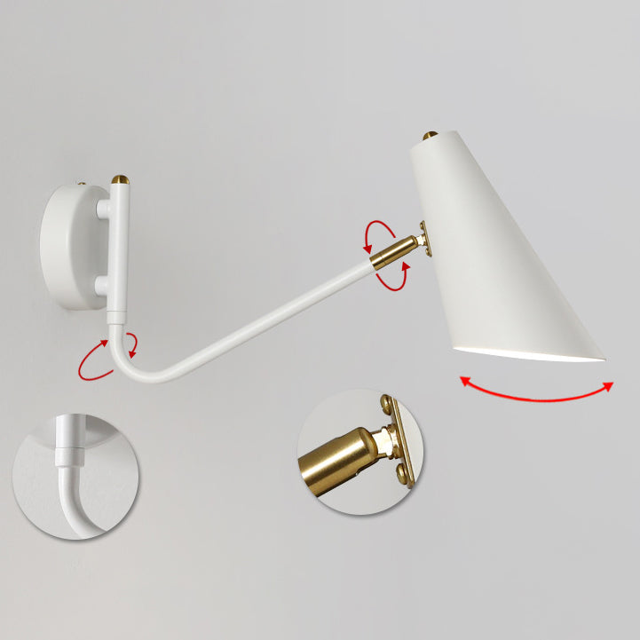 Cone Wall Lighting Simplicity Metal 1 Light Rustic Wall Sconces