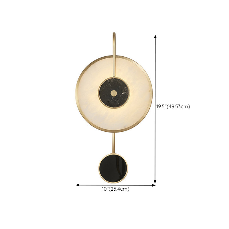 Single Modern Golden Wall Mounted Sconce Unique Wall Light for Bedroom