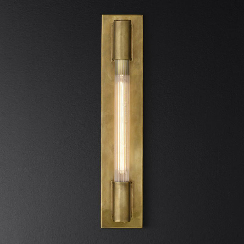 Cylinder Shape Metal Vanity Light Modern Style 1 Light Vanity Light Fixture