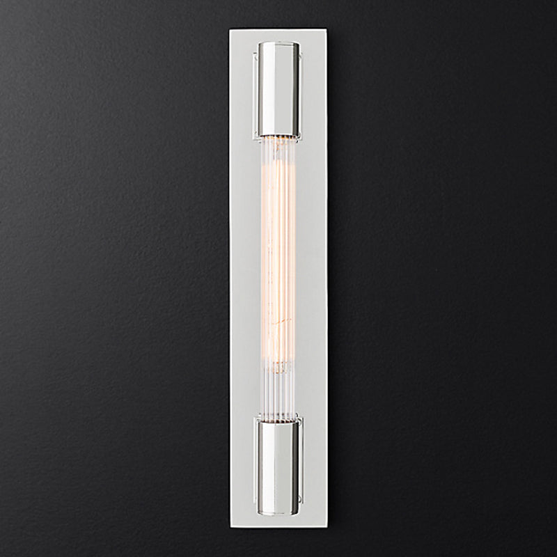 Cylinder Shape Metal Vanity Light Modern Style 1 Light Vanity Light Fixture