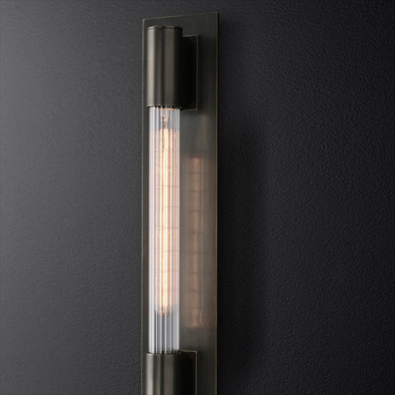 Cylinder Shape Metal Vanity Light Modern Style 1 Light Vanity Light Fixture