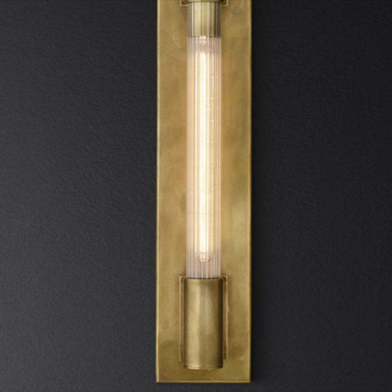 Cylinder Shape Metal Vanity Light Modern Style 1 Light Vanity Light Fixture