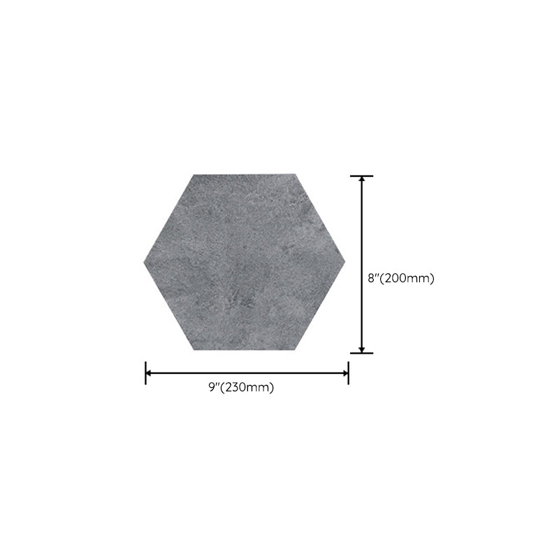 Peel and Stick Vinyl Flooring Dark Matte Vinyl Flooring with Stone Look