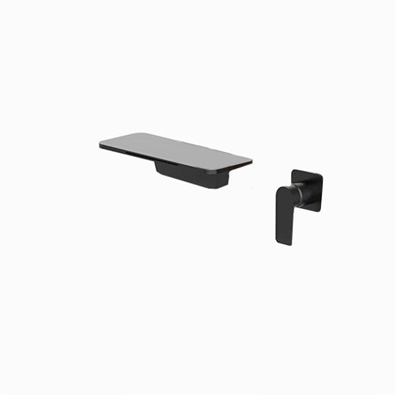 Modern Wall Mounted Bathroom Faucet Waterfall Spout Vessel Sink Faucet