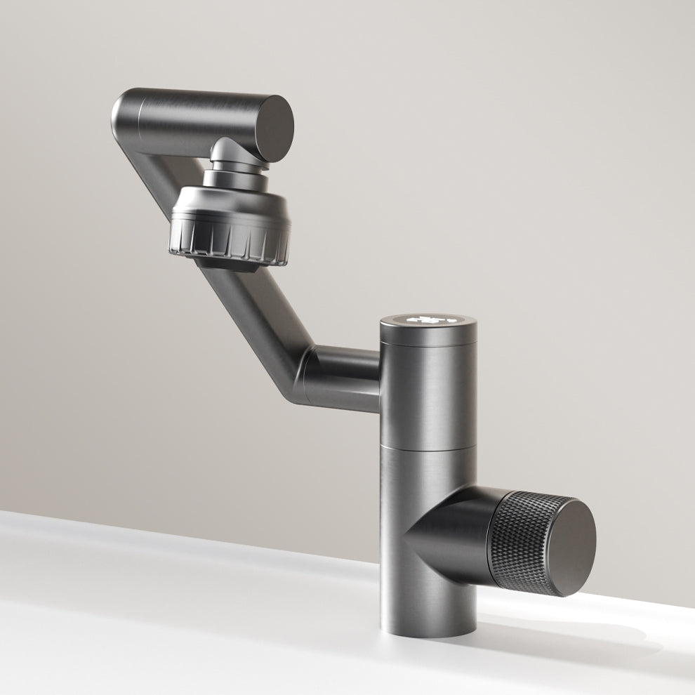 Adjustable Basin Lavatory Faucet Knob Handle Modern Bathroom Faucet