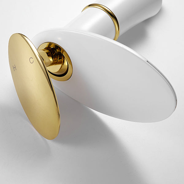 Modern Bathroom Sink Faucet Lever Handle Waterfall Spout Sink Faucet