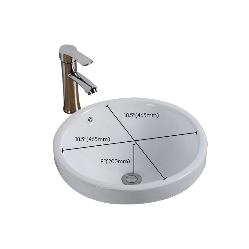 Contemporary Oval Wash Stand Ceramic Metal Undermount Bathroom Sink