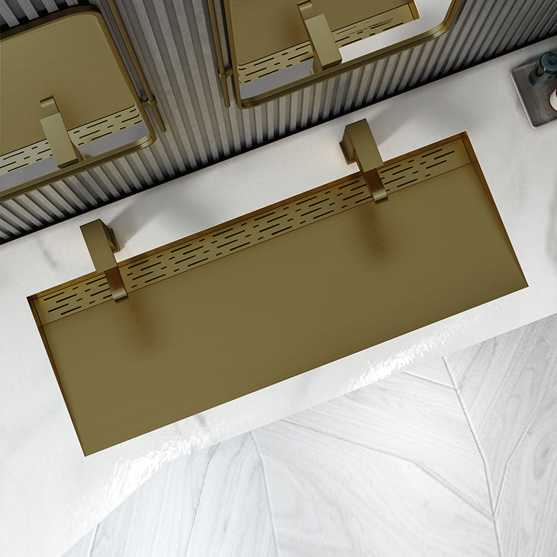 Modern Style Bathroom Sink Stainless Steel Rectangular Bathroom Sink with Hose