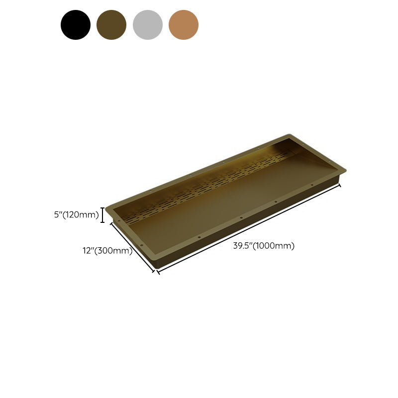 Modern Style Bathroom Sink Stainless Steel Rectangular Bathroom Sink with Hose