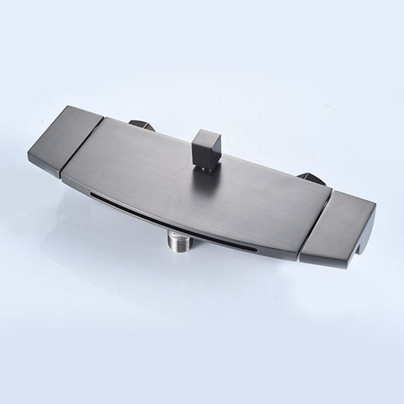 Modern Tub Faucet Trim Brass Wall Mounted Waterfall Tub Spout Trim