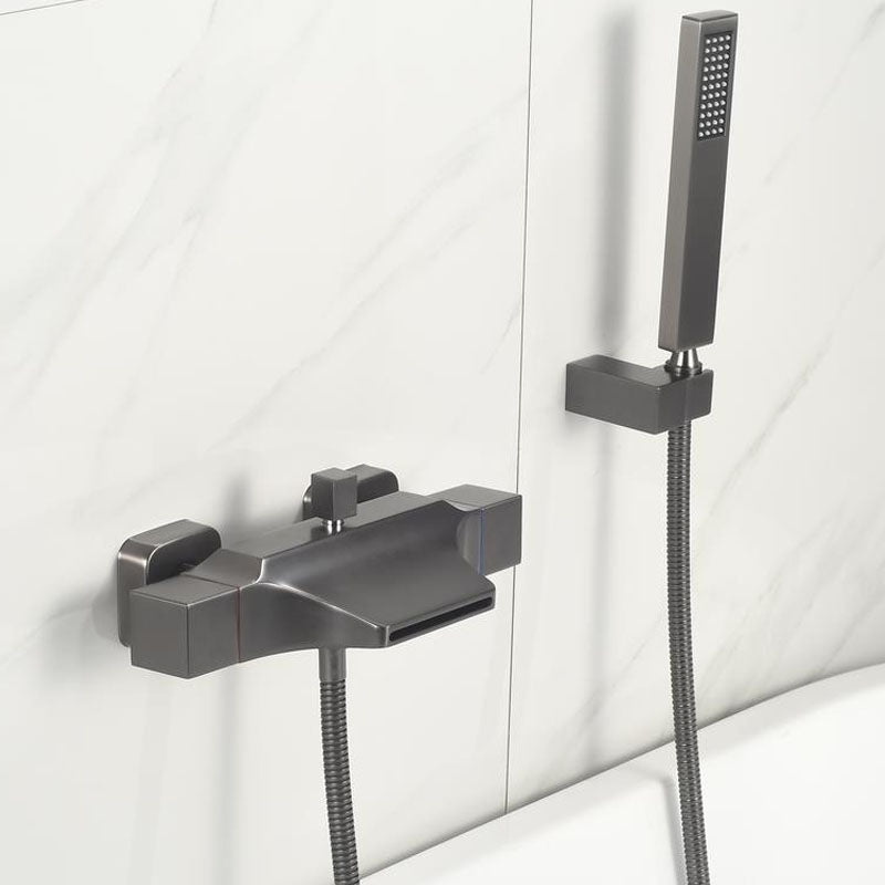 Modern Tub Faucet Trim Brass Wall Mounted Waterfall Tub Spout Trim
