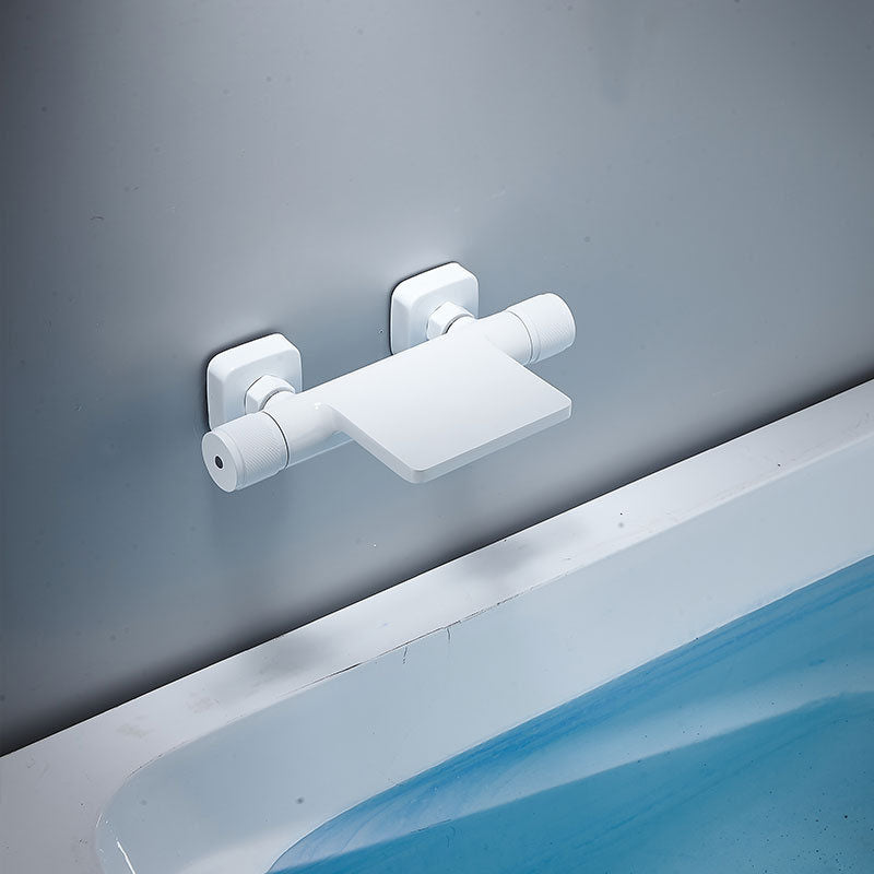 Contemporary Fixed Bathtub Faucet Wall Mounted Waterfall Tub Filler