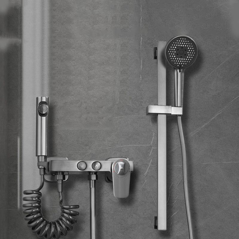 Contemporary Tub Filler Trim Wall Mount with Handshower and Hose