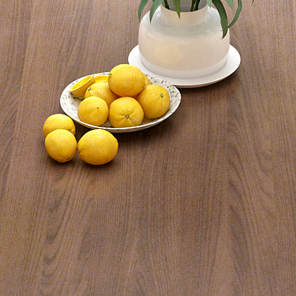 Industrial Dinner Table Solid Wood Rectangle Dinette Table in Brown
