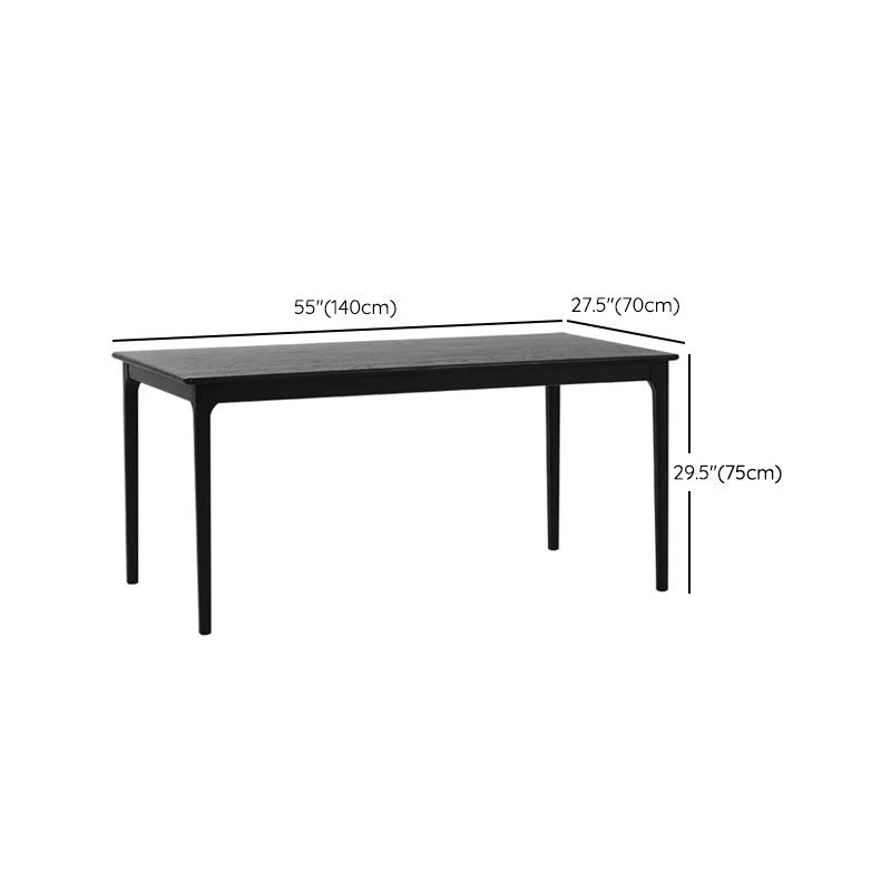 Dining Room Solid Wood Dining Table Industrial Rectangle Dinner Table