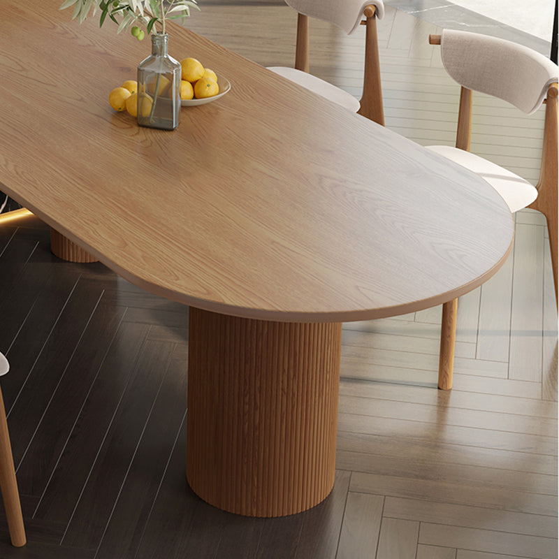 Simple Rectangle Dinner Table Dining Room Solid Wood Dining Table