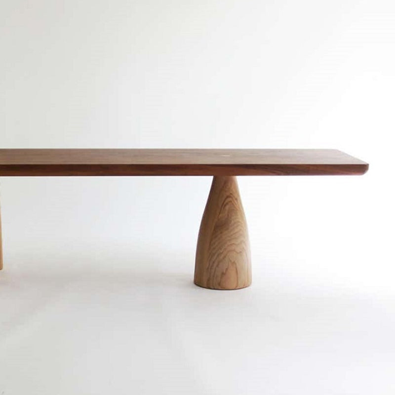 Dining Room Rectangle Dinner Table Pine Solid Wood Dining Table