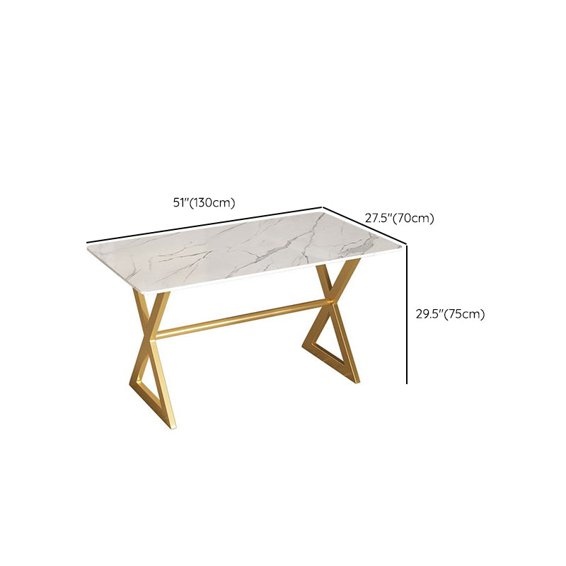 Dining Room Stone Dining Table Luxury Rectangle Dinner Table