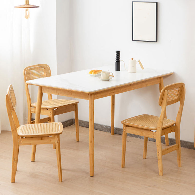 Sintered Stone Dining Table Rectangle Dinner Table for Dining Room