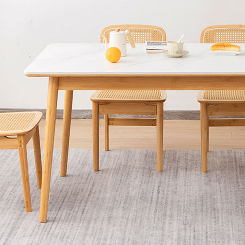 Sintered Stone Dining Table Rectangle Dinner Table for Dining Room