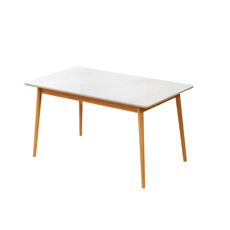 Sintered Stone Dining Table Rectangle Dinner Table for Dining Room